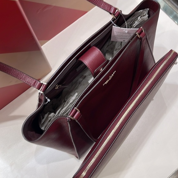 kate spade Bags Kate Spade Brim Laptop Tote Colordeep Berry Poshmark